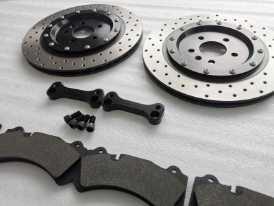 Car Brake Rear Enlarged Disc 324*10mm Bracket GT6 Backup Pads