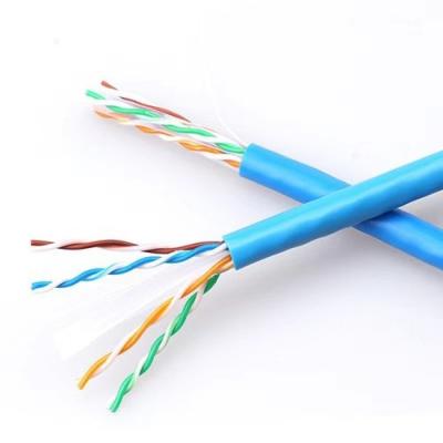 1000ft Bulk UTP Cat6A Ethernet Cable 23AWG Solid Copper 10Gbps 500MHz PVC Jacket