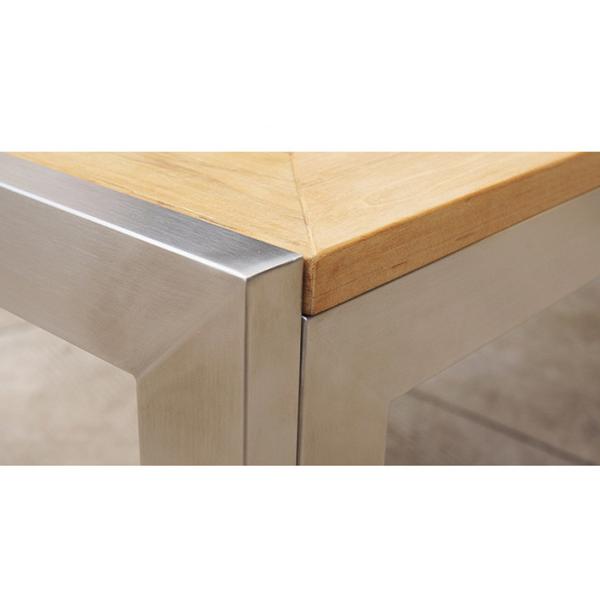 Верхний сегмент мебели нержавеющей стали твердый деревянный на открытом воздухе с предложением ОЭМ/ОДМ особенным