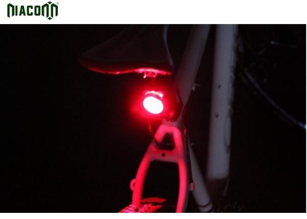 Red Led Bicycle Lights Usb Rechargeable With 80 Lumen High Brightness