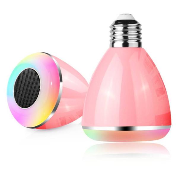 Dimmable Bluetooth Music Light Bulb Aluminum Cover For LED Heat Releasing