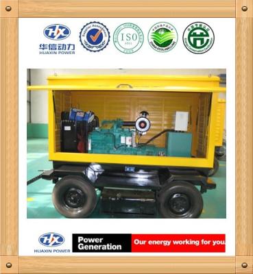 type groupe électrogène de la remorque 60Kva diesel de Cummins