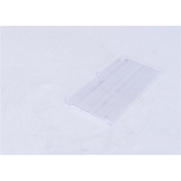 Прозрачный держатель знака ярлыка PVC, Matt/сияющий поверхностный говорун полки