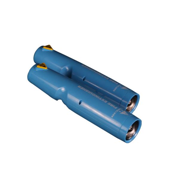 Portable Aerosol Fire Extinguisher Sprays Kitchen Safety Fighting Blue Shell