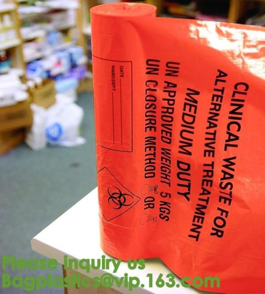 Lab, Hospital, Healthcare, Safety, Infectious, Medical Waste Disposal Warning Label Sterilization Indicate