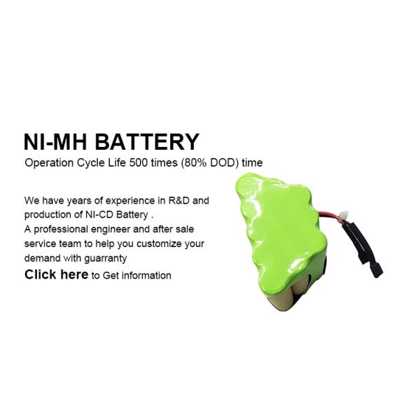 15.6v Nickel Rechargeable Battery 1500mAh 1200mah Nimh Battery