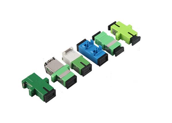 Reduced Flange APC UPC Simplex Fiber Cable Coupler FTTX SC Fiber Adapter