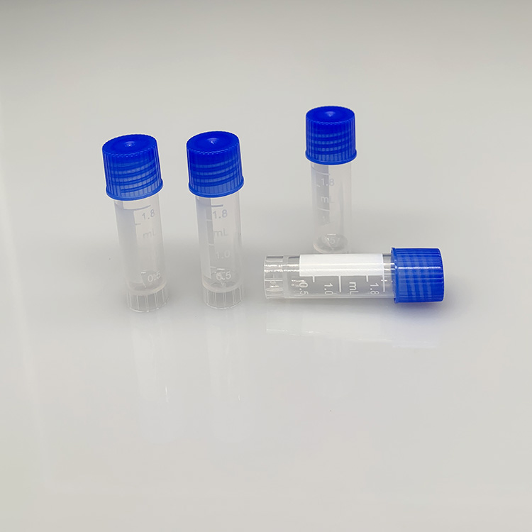 Wholesale 1.8ml and 2ml Cryotube With Screw Cap Self-Standing Medical Cryogenic Tube