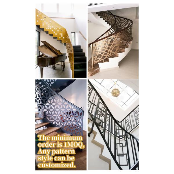 Балконы современные лестничные ручки решетки балюстрады алюминиевый материал