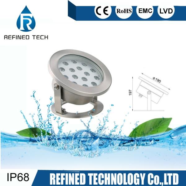 15W Fountain RGB LED Underwater Light Multipurpose For Outdoor