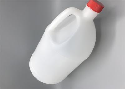 Medical Handled HDPE Water Bottle , Plastic Water Bottles With Red Screw Cap