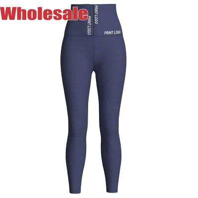Instrutor azul Leggings da cintura das calças 3XL 99cm da ioga de Shapewear do látex