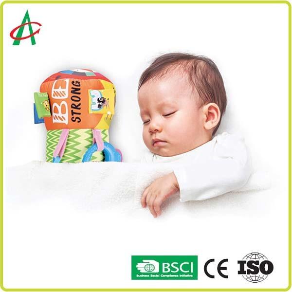 descanso infantil macio do bebê de 13.8*38cm, descanso do tempo da barriga do bebê do poliéster 100