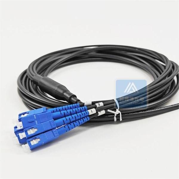 4F 5,0 mm Single Mode câble blindé en fibre optique à queue de porc SC UPC LSZH Micro spirale