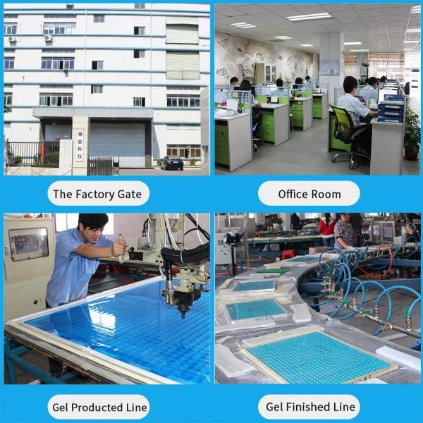Rectangle Gel Foam Motorcycle Seat Cushion Anti Slip Cool Gel Pad Mat for OEM Orders