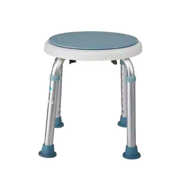 Health Care Swivel Bathroom Chair Home Swivel Bath Stool For Customized Load 100kg