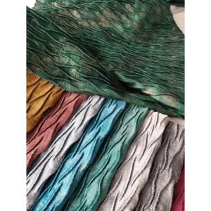 Flame Retardant Polyester Velvet Fabric Luxurious With Mulit Color