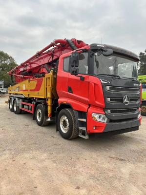 Original SANY Concrete Pump Truck 49m cement boom truck 4 Axles