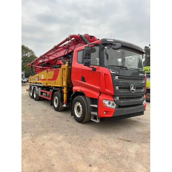 Original SANY Concrete Pump Truck 49m cement boom truck 4 Axles