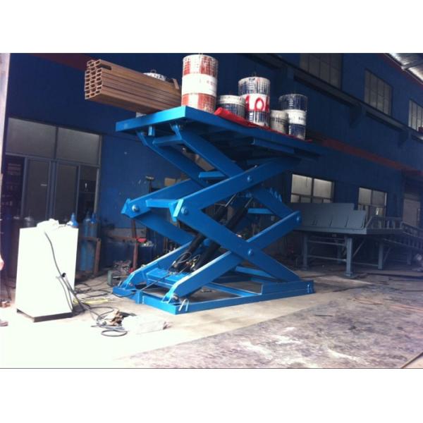 Ножницы поручня 1200мм безопасности таблицы подъема 4 груза неподвижные гидравлические двойные