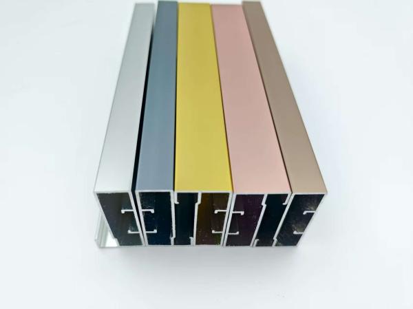 Custom Anodized Aluminium Alloy 6000 Series Aluminum Kitchen Cabinet Profile