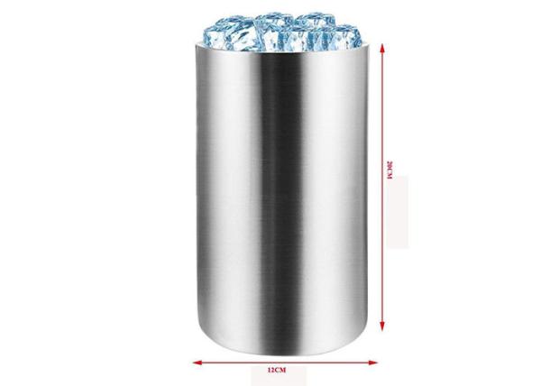 Cylinder Type Double Wall Ice Bucket / Double Wall Insulated Ice Bucket