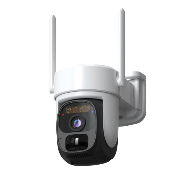 Solar Powered Wifi Surveillance Camera 3MP Rechargeable Battery With PIR