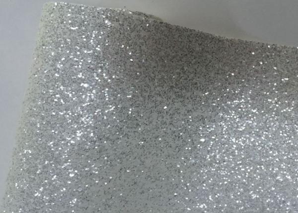 Chunky White Silver Glitter Effect Wallpaper Living Room 3d Wallpaper Non Woven