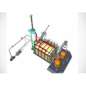 10 tpd Energy Saving Flint Glass Recuperative Furnace for High Temperature Melting
