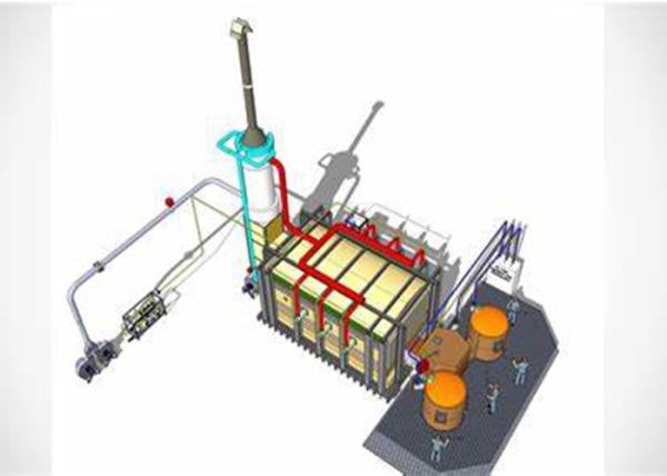 ISO45001 Flint Glass Recuperative Furnace de alta temperatura