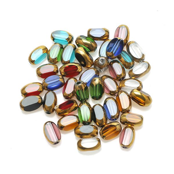 New 4X6MM Phnom Penh Rice Beads DIY Handmade Beads Necklace Bracelet Glass Beads Jewelry Clothing Accessories Materials