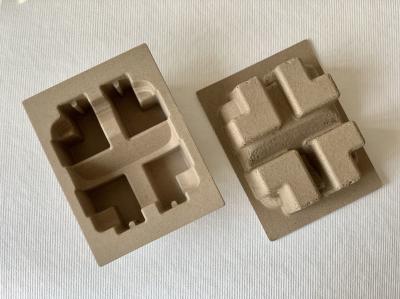 100% OCC Moulded Pulp Containers Dry Press Smooth Custom Pulp Packaging