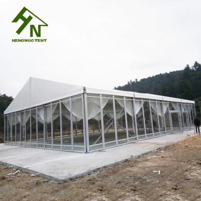 10x20m Outdoor Wedding Glass Roof Clear Wall Marquee 150 200 People Capacity
