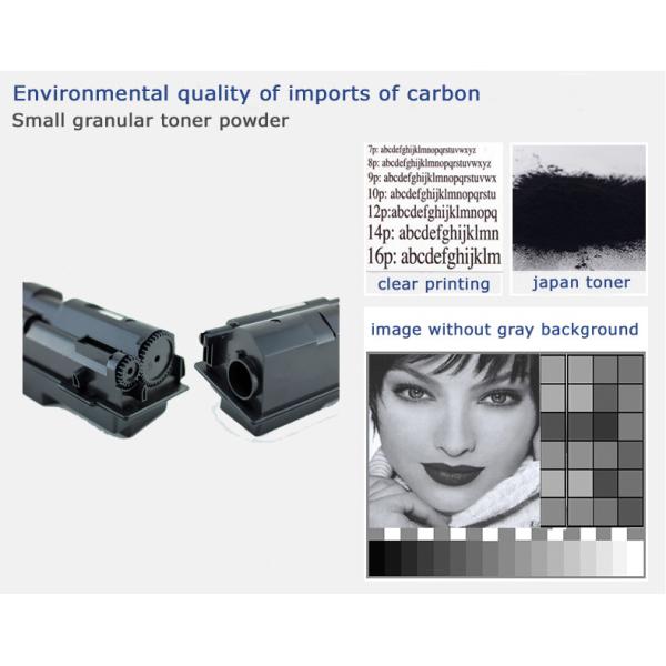 Cartucho de tonalizador do preto de Kyocera TK1100 para a impressora FS1124MFT de LaserJet