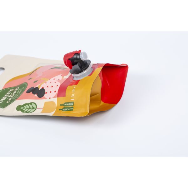 1L 5L Wine Stand Up Bags Food Grade Wine Packaging Suitable For Wine Apple Juice