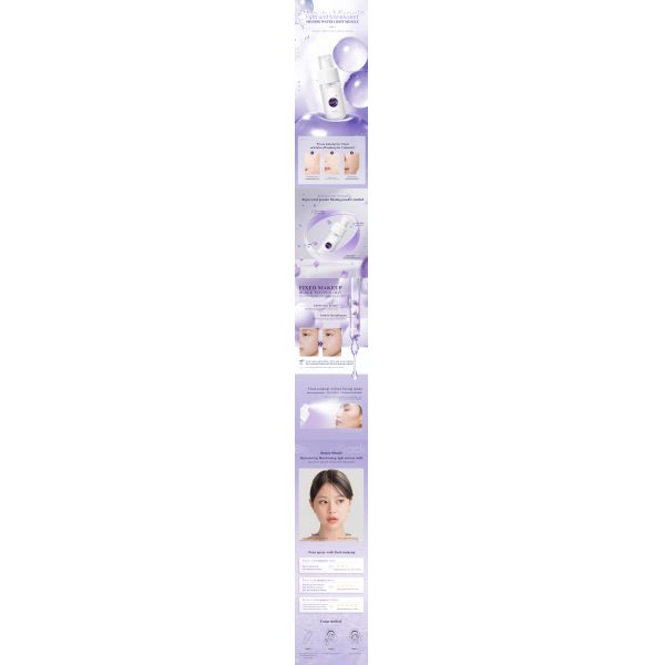 High-quality Private Label Setting Spray with Powder to Keep Moisturizing Oil-controlling All Day Long Professional Makeup Use