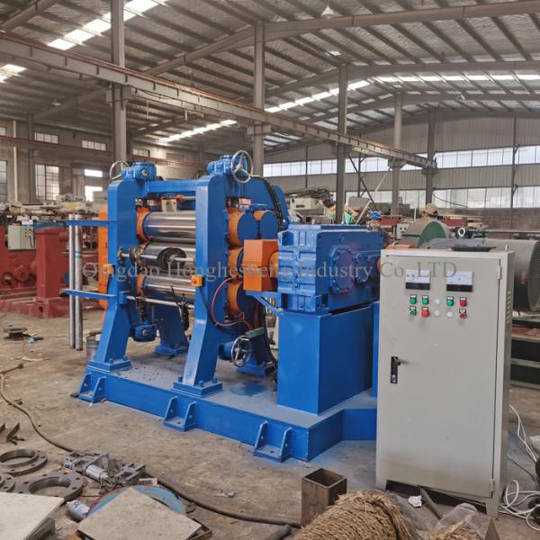 3 Rolls Rubber Calender Machine For Making Rubber Coating / Rubber Sheet