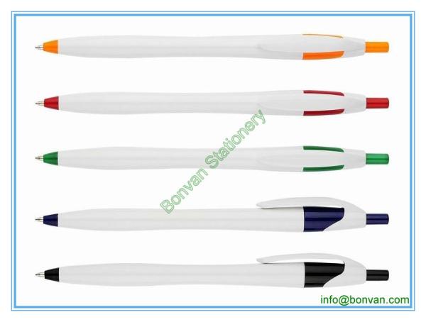 plastic pen souvenir, logo printed souvenir pen