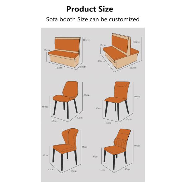 Современные деревянные посадочные места софы мебели будочки ресторана