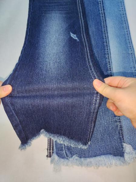 Alto estiramiento 55%Tejido de algodón denim INDIGO TWILL