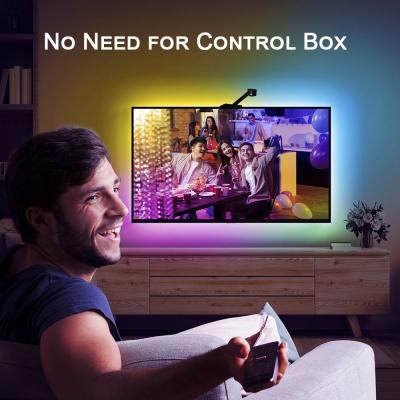 Sem fio 2,4 GHz Wifi Rgbic Imersão LED TV retroiluminação com câmera