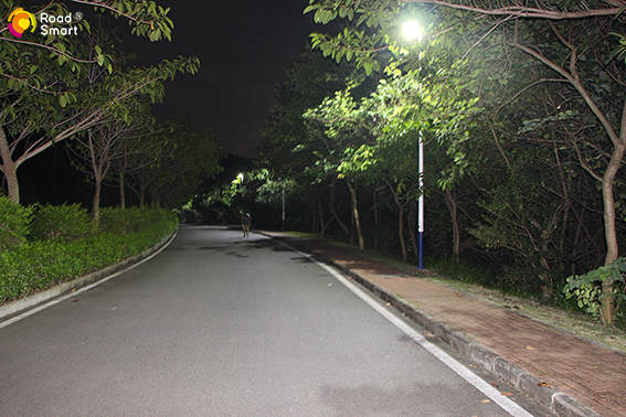 Die - Cast Aluminum Integrated Solar Powered Outdoor Lights 210lm / W Batwing Lens