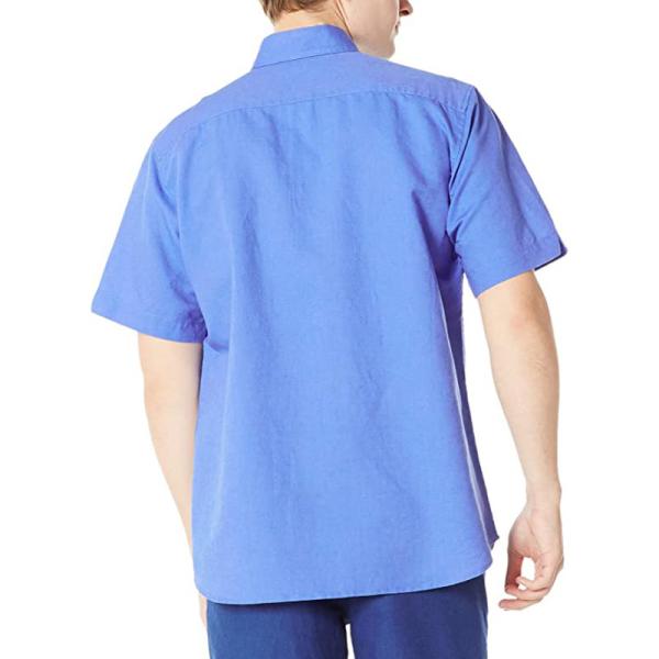 Men'S 52% Linen Breathable Short Sleeve Shirts Solid Color Button Down Shirts