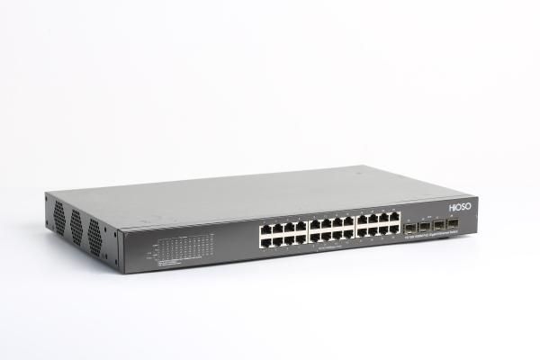 IEEE802.3at 30W 24 1000M PoE 4 1000M SFP Ports POE Switch 28 Port