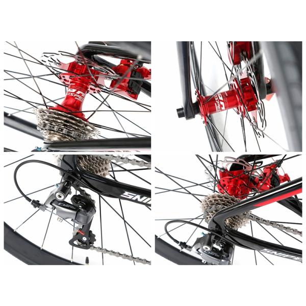 Disc-brake Hubs T800 Carbon Frame Gravel Bike SNIPER2.0 700C Carbon Road Bike 24 Speed