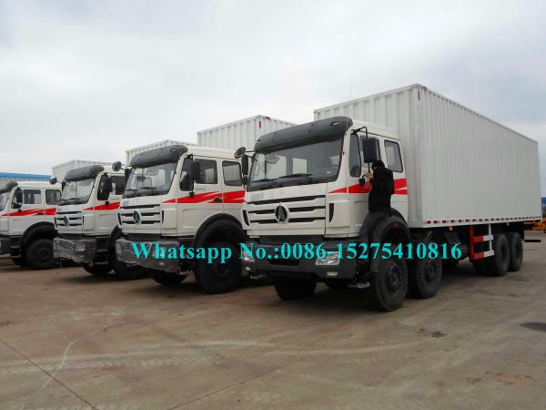 North Benz brand new 8x4 4134B 50Ton 340hp 12 wheeler Heavy Off Road Container Cargo Truck for Africa