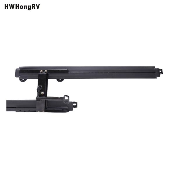 Motorhome rear seat inlaid  floor slider track runner van recessed seat floor rail double lock car seat sliding with 100cm