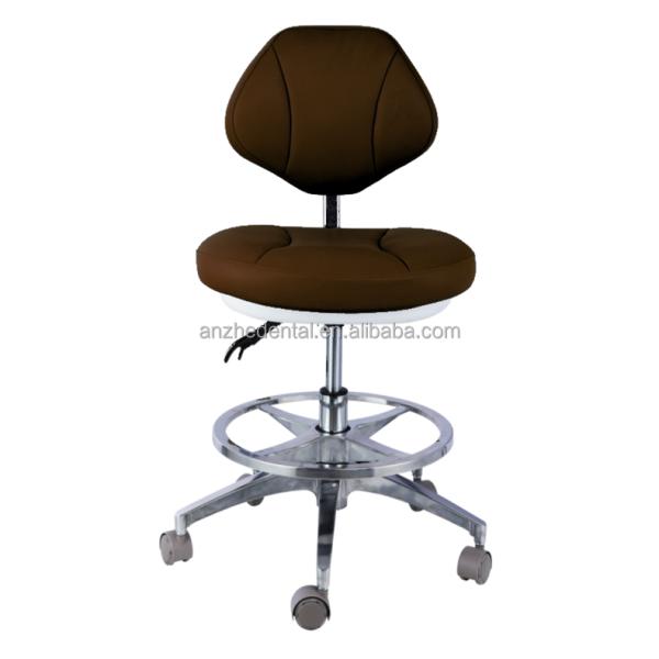 360 graus de rotação assistente dentário cadeira confortável assento banquinho dentista com encosto