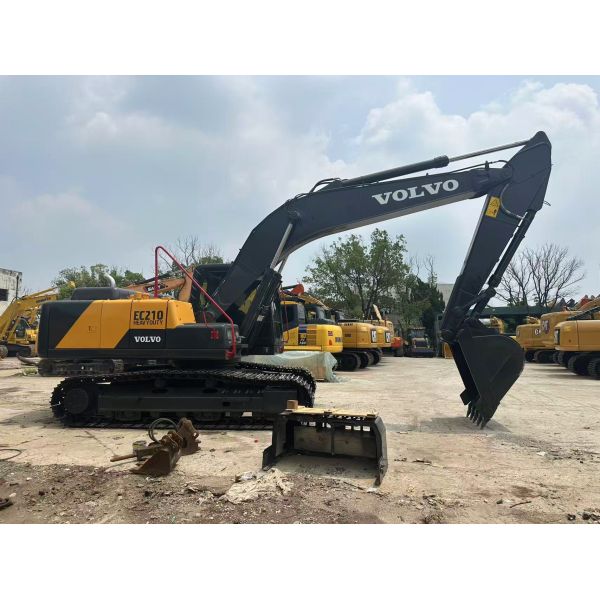 Second Hand Excavator Volvo EC210B Used Digger Construction Machinery