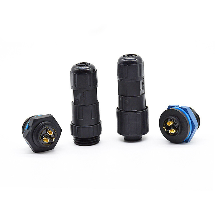 M16 Threaded Panel Mount Aviation Plug Signal Connector IP67 Waterproof
